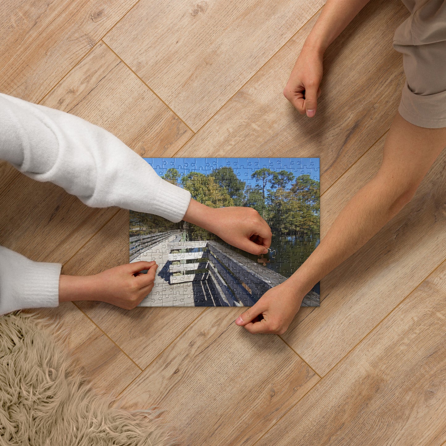 Palmcoast Boardwalk Jigsaw Puzzle