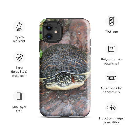 Log Turtle Tough Case for iPhone®